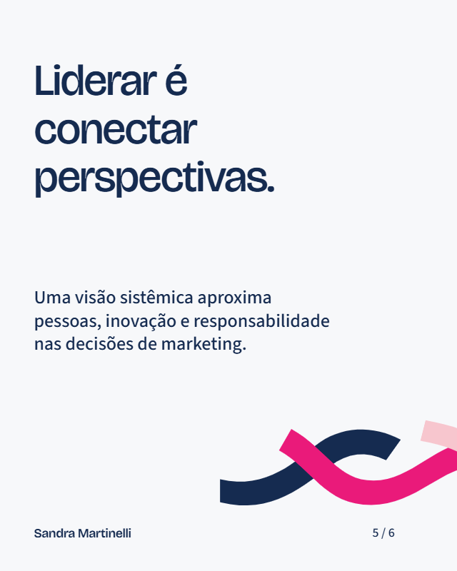 Carrossel / liderança da marca Sandra Martinelli