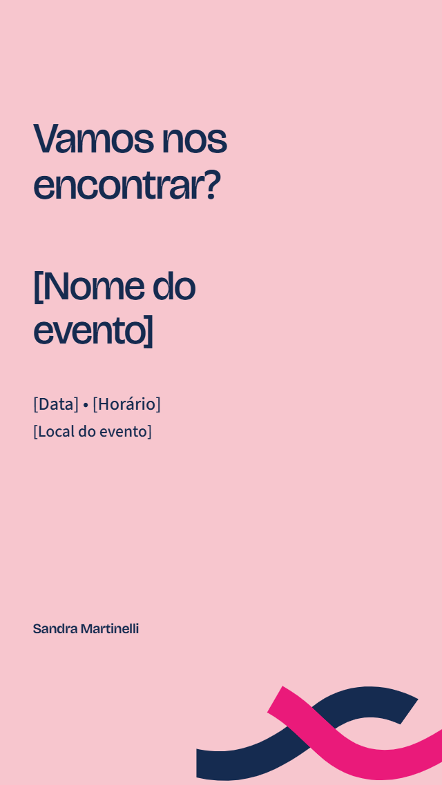 Story / evento da marca Sandra Martinelli